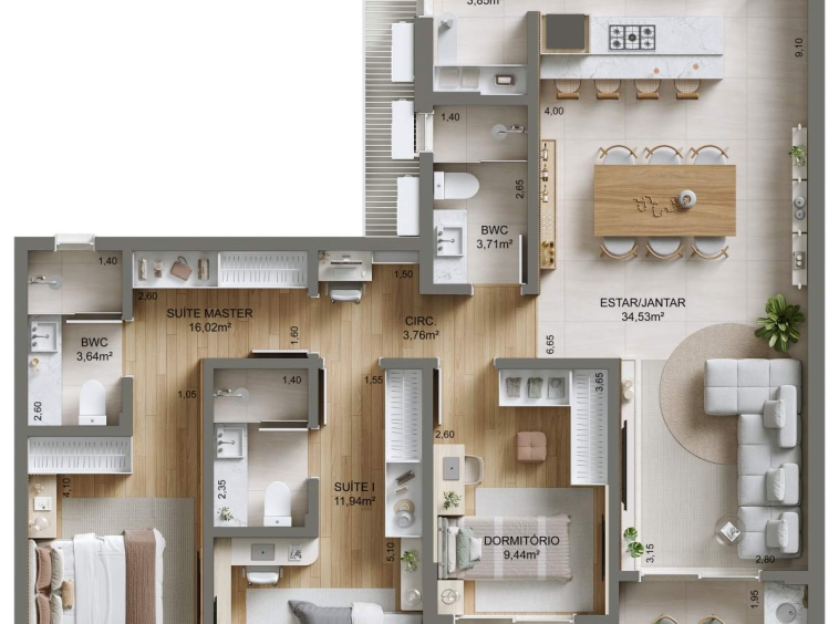 Chateau Meirelles em 7 Detalhes 16 planta 03